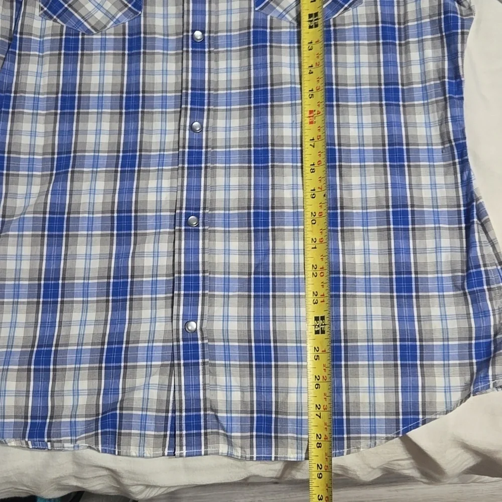 Banana republic checkered long sleeve Sz Large